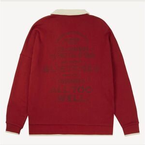 TAYLOR SWIFT Red Taylor's Version All Too Well zip‎ polo sweatshirt sweater 2XL